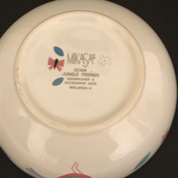 Mikasa CC104 Jungle Friends Round Porcelain Trinket Box - Picture 5 of 6